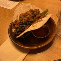 Veggie taco  at The Bank Bar and Tapas in Dumfries
