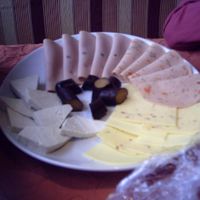 One plate from the Vegan Breakfast at Almi's Berghotel in Obernberg Am Brenner
