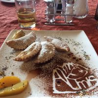 Maroni Krapfen. Vegan. at Almi's Berghotel in Obernberg Am Brenner