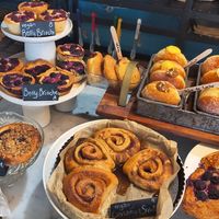 A few vegan options here at Kraken Sourdough in Huskisson
