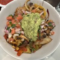 Vegan bowl - they left off the soy meat and vegan cheesee  at Señor Tequila in Vincennes