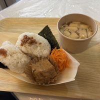 飯糰套餐  at Vege DELI - ベジ  in Osaka