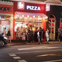 Outside of restaurant at NY Slice Pizza in Cape Town