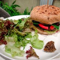 Burger at Pure and Whole at Pure and Whole - Shanghai Centre in Shanghai