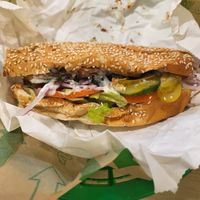 Taste better than it looks on this photo at Subway - Central Station in Hamburg