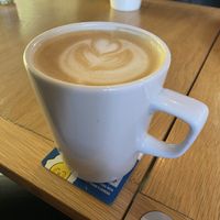 Latte with oat milk  at Boston Tea Party - Whiteladies Rd in Bristol