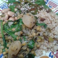 Vegetable stew at The Hub at Healthy Spirit in Manchester