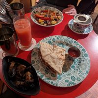 Vegan breakfasts at Dishoom at Dishoom Permit Room in Cambridge