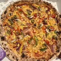 Vegan pizza   at Fireaway in Inverness