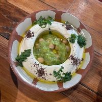 Hummus  at Alkofeia Restaurant in Bayonne