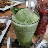 Mint lemonade  at Alkofeia Restaurant in Bayonne
