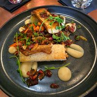 Seared Dunk's Mushrooms at Revival Kitchen and Bar in Concord