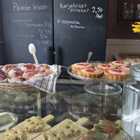 Sweets  at Tytti's Bakery in Lappeenranta