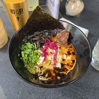 Red Tonkotsu at Vegan Ramen Mei - Polanco in Mexico City