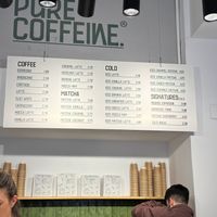Menu & prices at Pure Coffeine - Specialty Coffee in Valencia