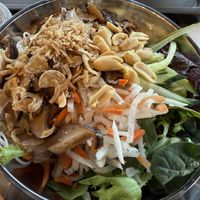Vermicelli bowl with mushrooms  at Banh Mi Zon  in Petaluma