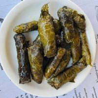 Stuffed vine leaves with rice at Ornament of Psinthos - Στολίδι της Ψίνθου in Rhodes