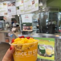 Passion fruit smoothie bowl  at Juice It Up in Yucca Valley