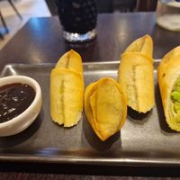 Avocado spring rolls   at OKA - Notting Hill in West London