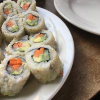 Avocado rolls which were really good at Yuko Kitchen in Los Angeles