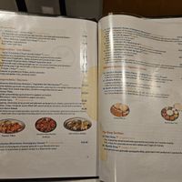 Menu, vegan opties met tekst en symbool aangegeven at Rama's Pure Veg in Arnhem