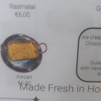 Kesari: Vegan toetje at Rama's Pure Veg in Arnhem