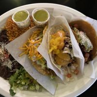 Taco platter   at Tacotarian - Miracle Mile in Las Vegas