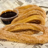Churros and chocolate sauce   at Tacotarian - Miracle Mile in Las Vegas