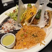 Taco platter   at Tacotarian - Miracle Mile in Las Vegas