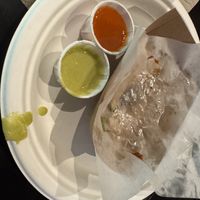 Birria taco that was gone quick! It was the best protein to us    at Tacotarian - Miracle Mile in Las Vegas