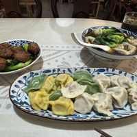Lion’s head, mushroom dumpling soup, dumplings  at Eight Treasures Handmade Dumplings (Mom's Love) - 八珍手工水饺（妈妈的爱） in Suzhou