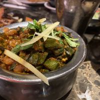 Bhindi masala  at Tamara Lounge  in Uxbridge