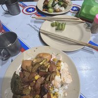 Filled my plate twice! They kept filling us with deserts also  at Buffet Chay Khuya in Ho Chi Minh City