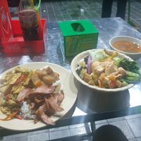 Lots of food at Buffet Chay Khuya in Ho Chi Minh City