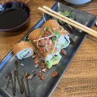 Saving Nemo roll. Sorry took a bite before the photo  at Mikuni  in Roseville