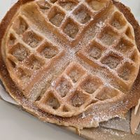 Mochi Waffle at Waffleton in Idyllwild