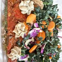 Pizza and salad   at Conscious Kitchen Atx in West Lake Hills