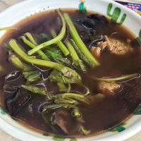 Bak kut teh soup at Vegetarian Ban Mian - 素板面 in Kuching