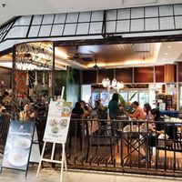 Restaurant shop front at Roots & Seeds in Kuching