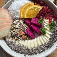 Blueberry smoothie bowl  at Organic Smoothie Bowl and Cafe - Thamel  in Kathmandu