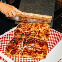 Vegan pepperoni made by Jess! at Hope's Pizza in Eindhoven