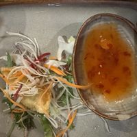 Wan Tan (with tofu) and salad .  at Pho Reis in Berlin