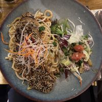 Udon Xao (with vegan duck).  at Pho Reis in Berlin