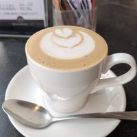 Oat milk cappuccino at The Daily Café & Bistro in Nairobi
