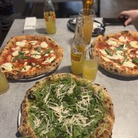 Pizza Margherita (2x), Pizza Verdi  at REMO Nordbahn Pizza in Vienna