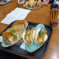 Delicious, vegan Banh Mi and vegan Bao Buns at UMEE - Asian Cuisine Market in Dusseldorf
