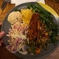 Old spicy rice bowl with VG chkn  at Nando's in Castleford