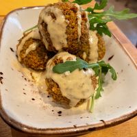 Appetizer - Falafel balls at Just Vege in Helsinki