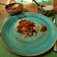 Pumpkin curry at The South Indian in Zurich