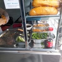 Stall at Banh Mi Chay Phe Van in Ho Chi Minh City